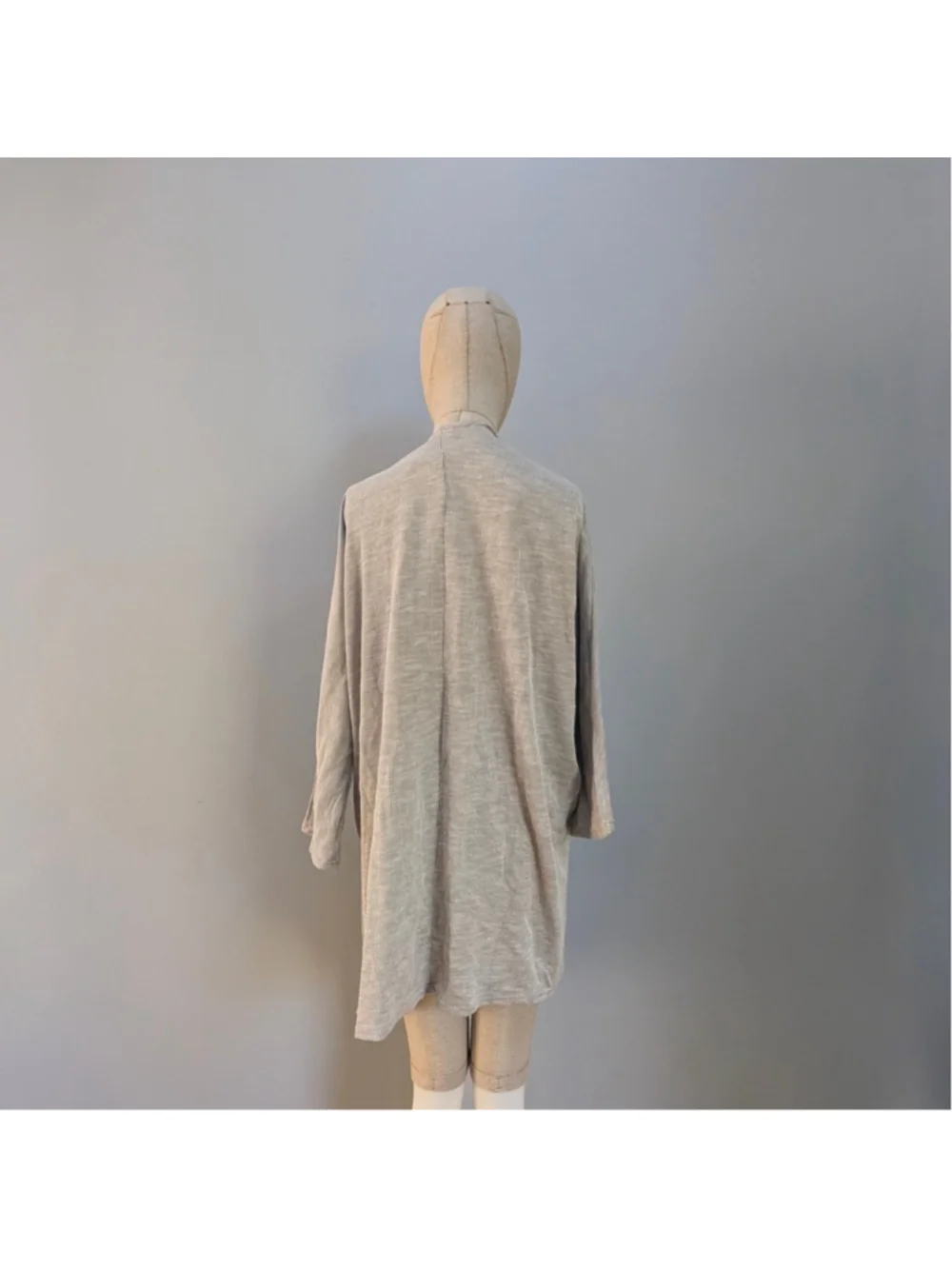 Donni Sandwashed Gray Open Front Cardigan - OSFM - New